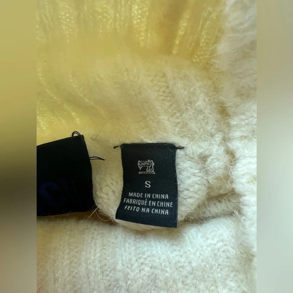 Scotch & Soda Gradient Multicolor Orange Turtleneck Sweater Alpaca Blend Size S - Picture 9 of 9